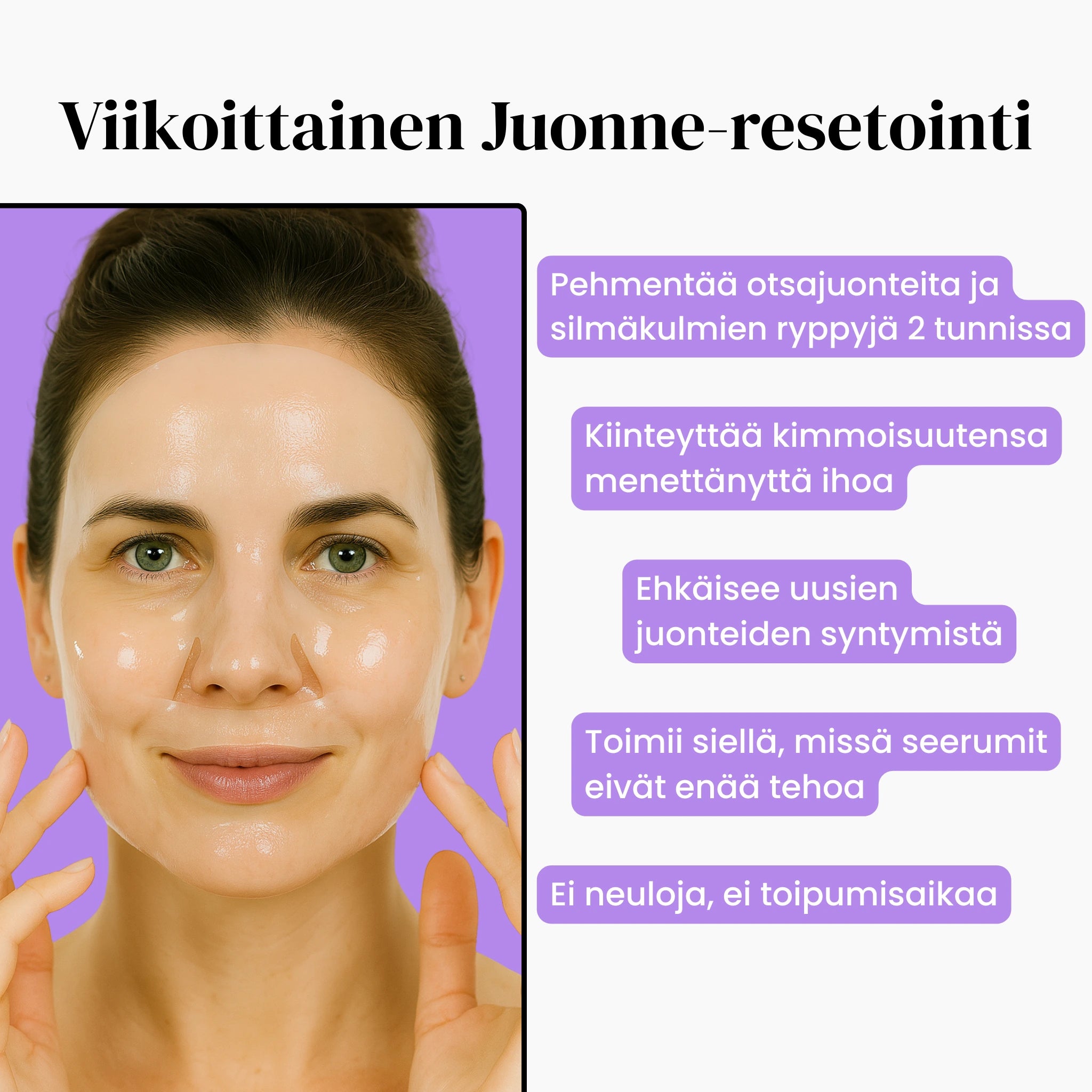 Bio-Kollageeninaamio Juonteille