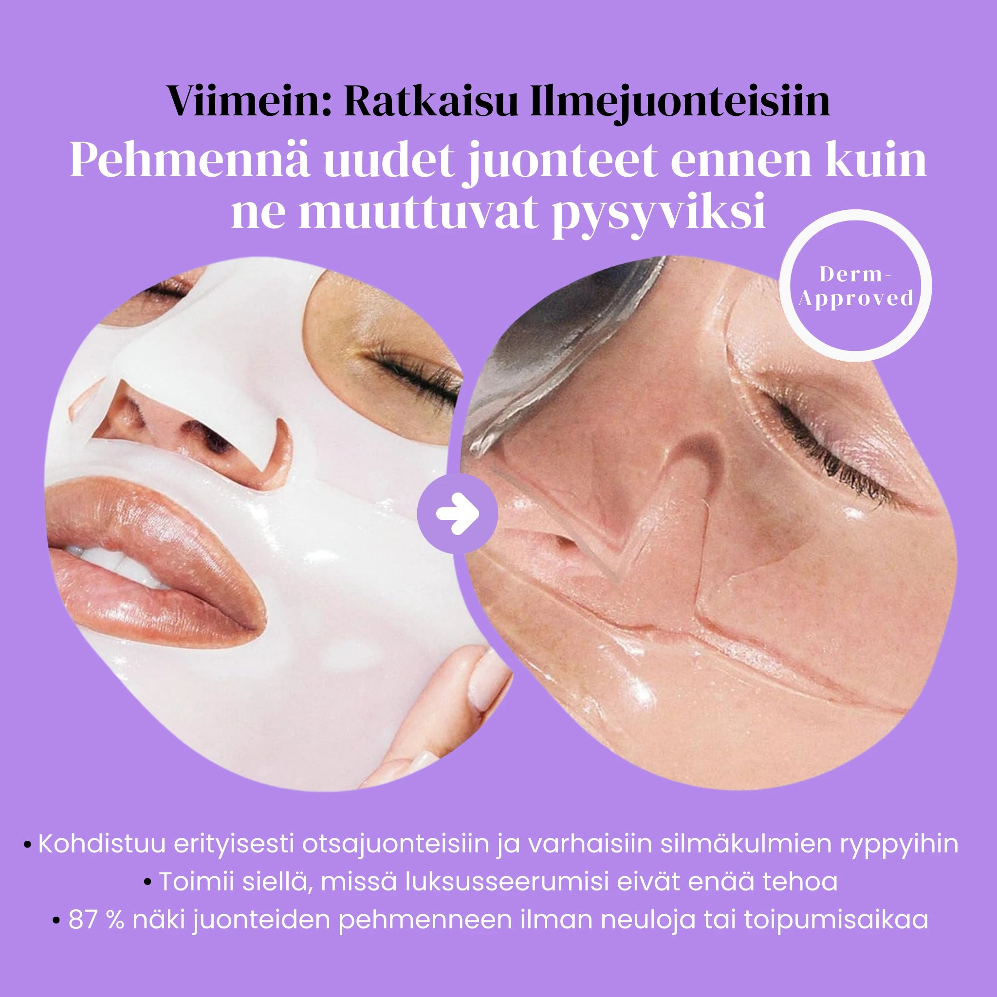 Bio-Kollageeninaamio Juonteille