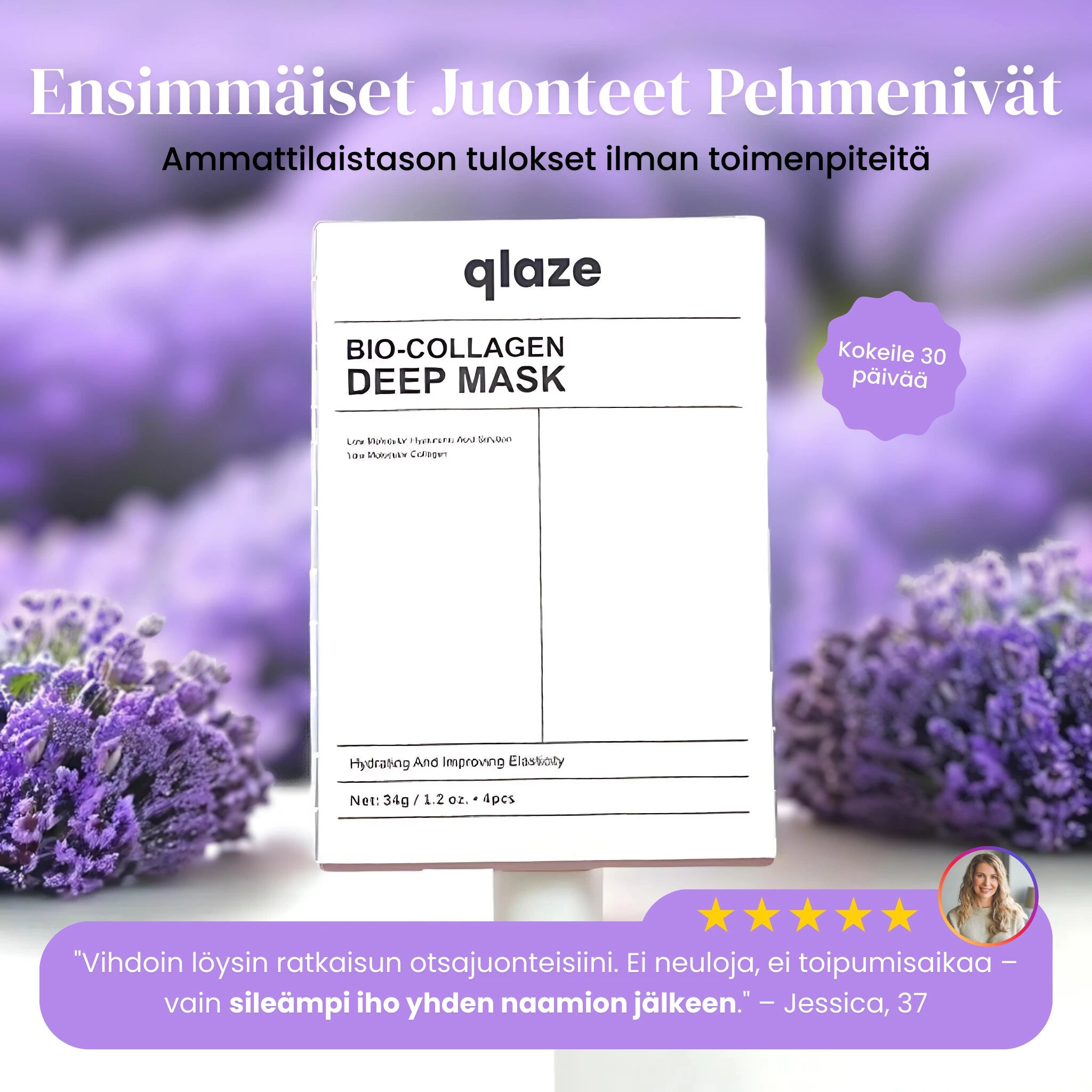 Bio-Kollageeninaamio Juonteille