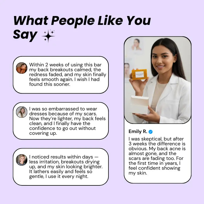 Back Acne & Scar Treatment Bar